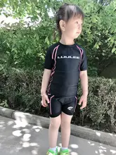 LUULEE 子供用サイクリングウェア 夏用 短パン・半袖セット【気動性・競技用】
