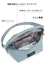 コンパクトな斜め掛け胸バッグ【多機能・旅行用・防盗設計】