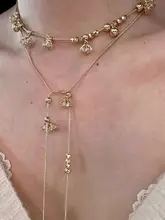 煌めく鈴蘭の花デザイン【高級感あるロックチェーン・美しいアクセサリー】