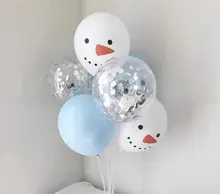 バルーン ラテックス テーブルスタンド 雪だるま クリスマス お正月 迎春 パーティー ウィンドウディスプレイ 店舗 飾り付け インスタ映え