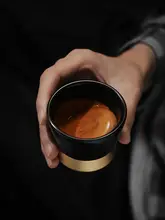 高級なセラミック製コーヒーカップ【ラテアート対応】