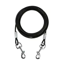犬用強化スチールリード【中型・大型犬用・3m/5m/10m・トレーニング用・耐噛み性】