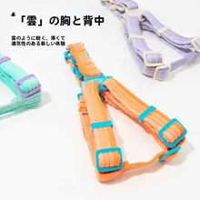 ペット用 胸部ベスト型ハーネスとリード【調整可能・小型犬・猫用】（セットアップ対応）