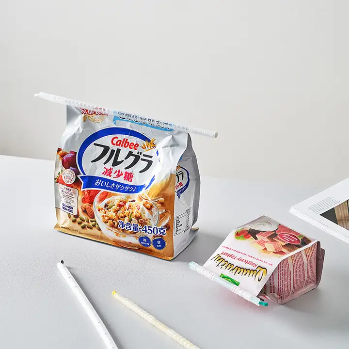 食品用密封クリップ【茶葉・コーヒー・スナック用・保存に便利】

