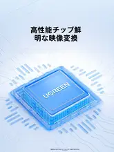 UGREEN HDMIからDP変換アダプタ【ノートパソコン用・4K対応・ゲーム機やディスプレイ接続に最適】
