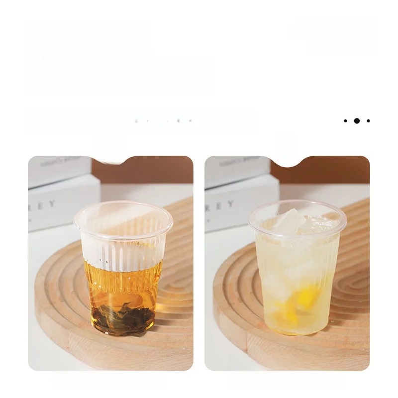厚手透明プラスチック使い捨てカップ：家庭用大サイズ来客用の便利グッズおすすめ