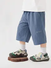 男の子用 夏用カジュアル七分丈パンツ【涼感素材・薄手】