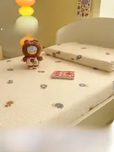 かわいいデザインの子供用コットンベッドカバー【全季節対応・白鹅绒保護カバー・分割デザイン】（セットアップ対応）