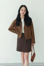 温かみのある千鳥格子デザインのウールコート【秋冬用・復古スタイル・ハンドメイド】