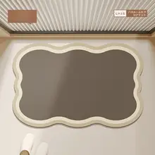 滑り止め吸水 硅藻土バスマット【トイレ・キッチン用】