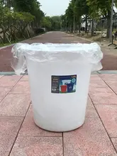 超大号厚手衣類収納袋【白色・透明・手提げ式】