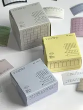 手帳用付箋 マスキングテープ 日週月間スケジュール 習慣化 自己管理 チェック 剥がせる 手帳デコ メモステッカー「flagg」