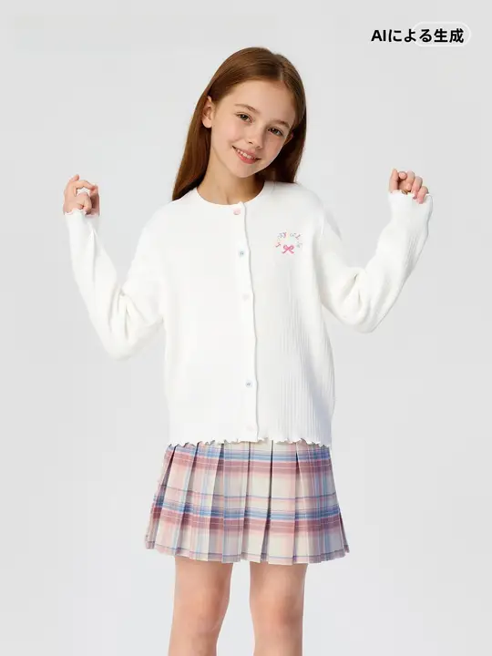 子供用 薄手ジャケット【フリル付き・春夏用・かわいいデザイン】