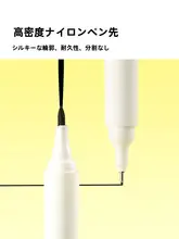 両頭サインペン 水性 速乾 黒 細字と太字 アート イラスト お絵かき 線画 キッズ ボーイズ ガールズ