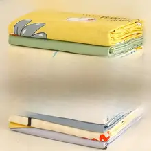 水洗コットン製ベッドシーツ【秋冬用・子供用・学生寮向け・単品】（セットアップ対応）