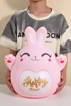 特大ウサギ型貯金箱【子供用・耐衝撃・大容量・取り出し可能】