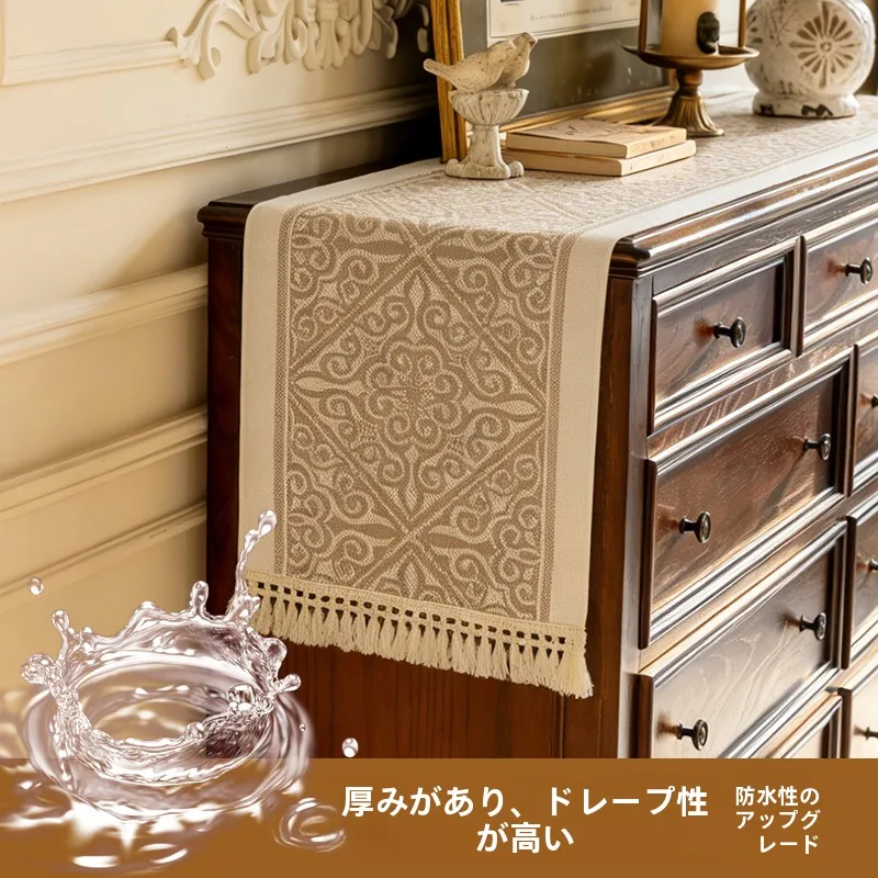 ダイニングテーブル ラグ おしゃれなデザインで空間を整える：花木 北欧風 混紡テーブルランナー