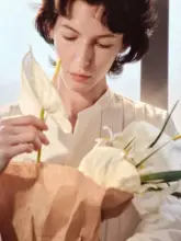 透け感のあるシフォン風デザインのワイドスリーブドレス【フリ pleated・フィット】
