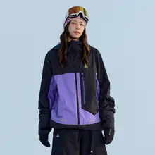 N&N 格子デザインの保温スノージャケット【男女兼用・高機能・防寒対策・スポーツ用】