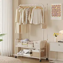 ハンガーラック コートハンガー フロアタイプ コンパクト シンプル 移動式 寝室 一人暮らし 家庭用 服収納