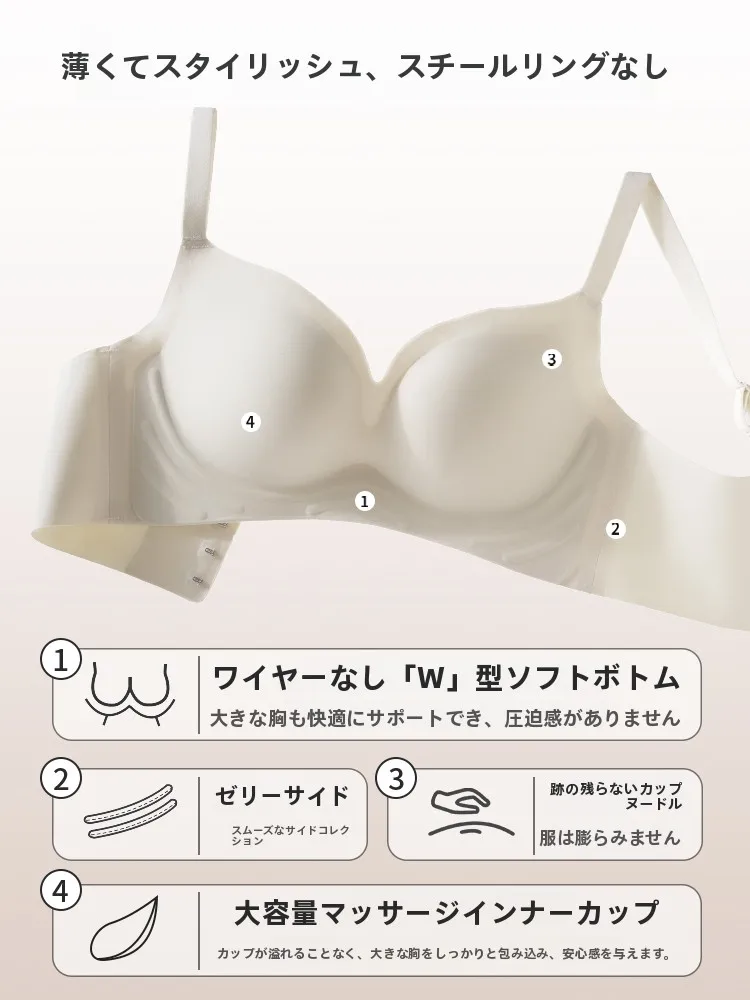 育乳ブラとしてのノンワイヤーブラジャー：小胸女性向けの柔らかさとボリュームアップ機能