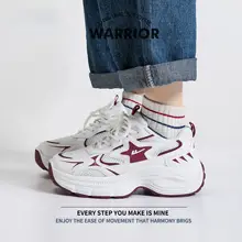 回力 レディース ランニングシューズ【春季用・メッシュ・通気性・厚底デザイン・カジュアル】