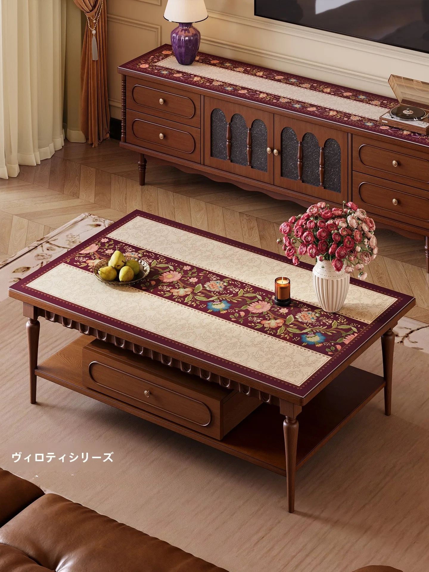 こたつテーブルクロスの防水・耐摩耗性能と美式スタイルの実用性