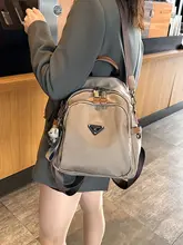 旅行用軽量デザインの防水バックパック【高級感あるオックスフォード布製・女性向け】