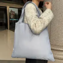 大容量エコ折りたたみショッピングバッグ【学生用・携帯に便利・ロゴ印刷】
