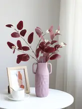 フェイクフラワー リビング 装飾花 ユーカリの葉 グリーン植物 花アート デコレーション