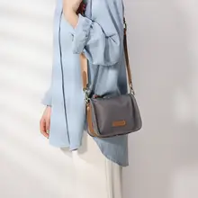 軽量ファッションミニショルダーバッグ【防水ナイロン・シンプル・携帯電話用】