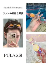 PULASSI 女性用 近視対応防曇水泳ゴーグル【白色・花柄・高透明度】
