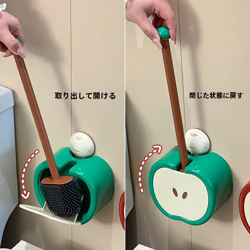 壁掛けタイプのトイレブラシ：穴あけ不要で衛生的に使える耐用式ブラシの実用性