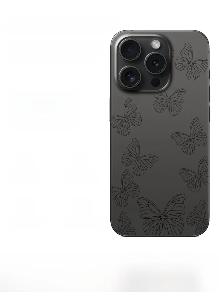 可愛い蝶々デザインのiPhone用スマホフィルムおすすめ：透明感と個性のバランスを実現