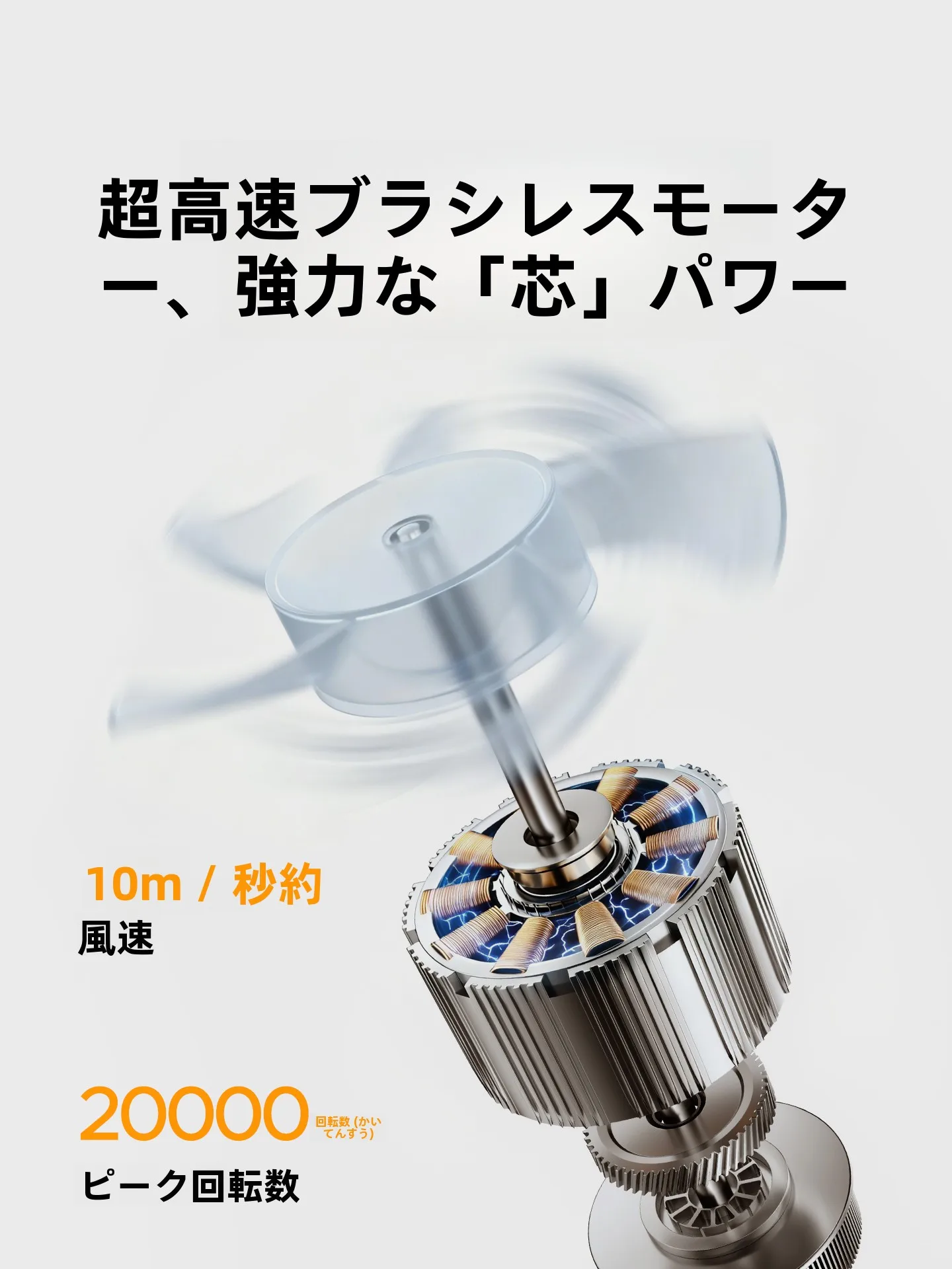 Orico ポータブル冷却ファン ORICO-mFAN1-WH：半導体冷却でクーラー並みに涼しい風を実現