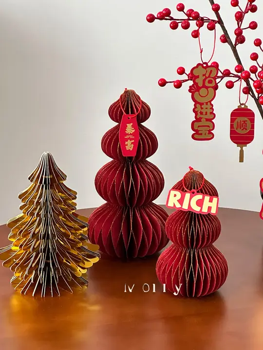 卓上オブジェ 折り紙風 置物 上品 リビング インテリア ホテルライク ウィンドウディスプレイ クリスマス お正月 ギフト