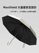 自動環巻きアンブレラ【大きめ・防風・学生向け・晴雨兼用・遮光】