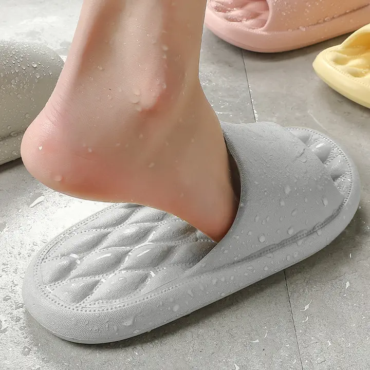夏用 男性用 浴室スリッパ【静音・防滑・室内用】