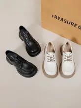 レディース ローファー【クラシックデザイン・ラウンドトゥ・太ヒール・学院風】