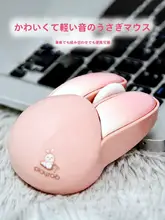 ワイヤレス キーボード マウス セット うさぎ デザイン コンパクト ピンク デスクトップ ノートPC オフィス「mofii」