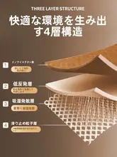 滑り止め付き高密度ラタンマット【柔らかい寝具・和室用】
