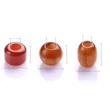 樹脂製 大孔 ドーム型ビーズ【水着アクセサリー・手作り編み込み用】