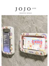 浴室用防水スマホスタンド【壁掛けタイプ・収納棚付き】