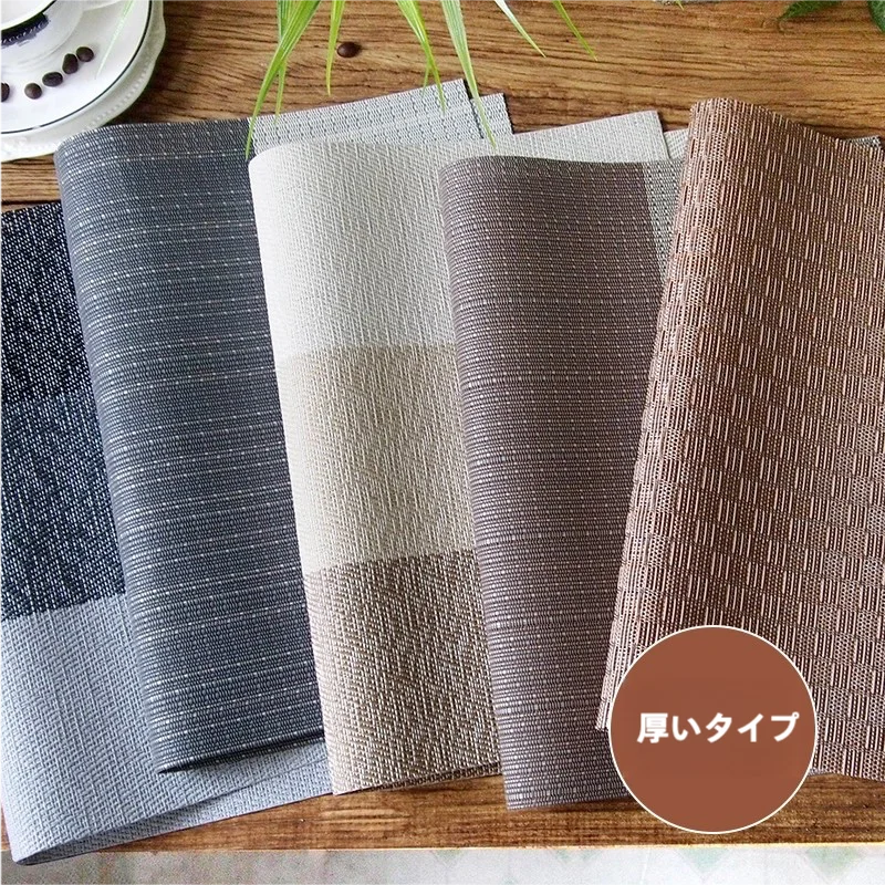 コースター 欧式デザインのPVC製テーブルマット【滑り止め・耐熱・洗濯可能】