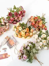 石榴スワッグ【乾燥花・造花・インテリア装飾用】