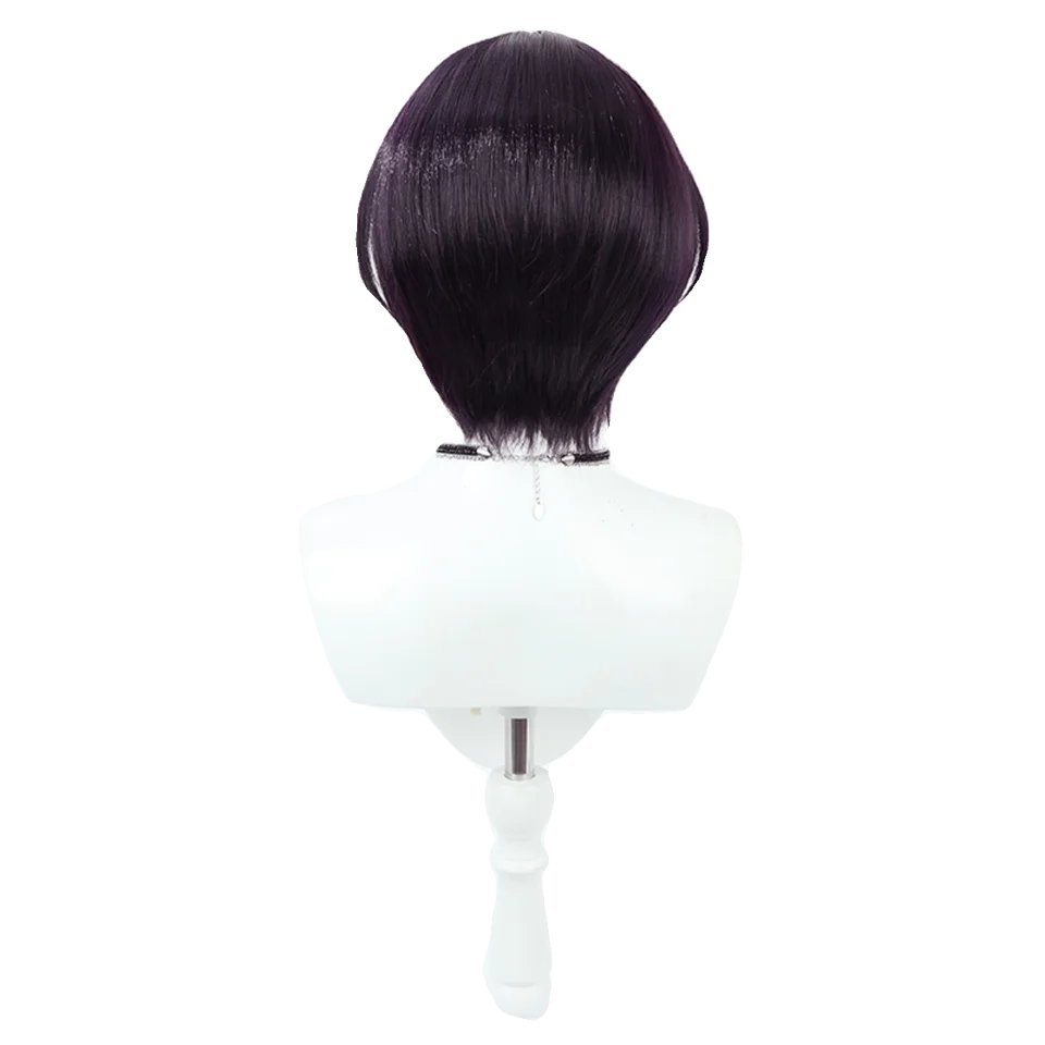 ショートヘアコスプレウィッグ【リアルな頭皮感・カジュアルファッション】
