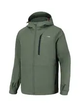 Li Ning メンズ 3way コーデュロイ防風ジャケット【冬用・保温機能・アウター】