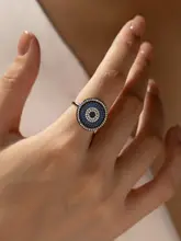 S925純銀製 豪華なダイヤモンドリング【レトロスタイル・個性的】