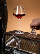 高級クリスタルワイングラスとデキャンタ【欧州風・足付きグラス・家庭用】（セットアップ対応）