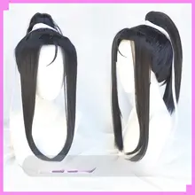 男物コスプレ用ウィッグ【古風・黒色・剣三スタイル】